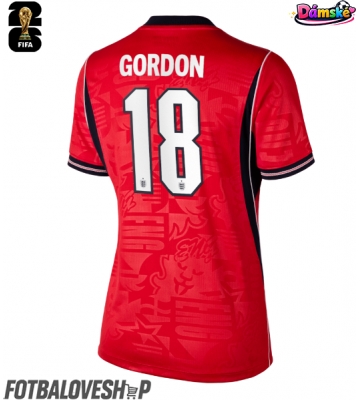 Anglie Anthony Gordon #18 Dámské Venkovní Dres MS 2026 Krátký Rukáv